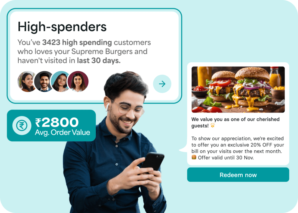 Smart segmentation for restaurant marketing