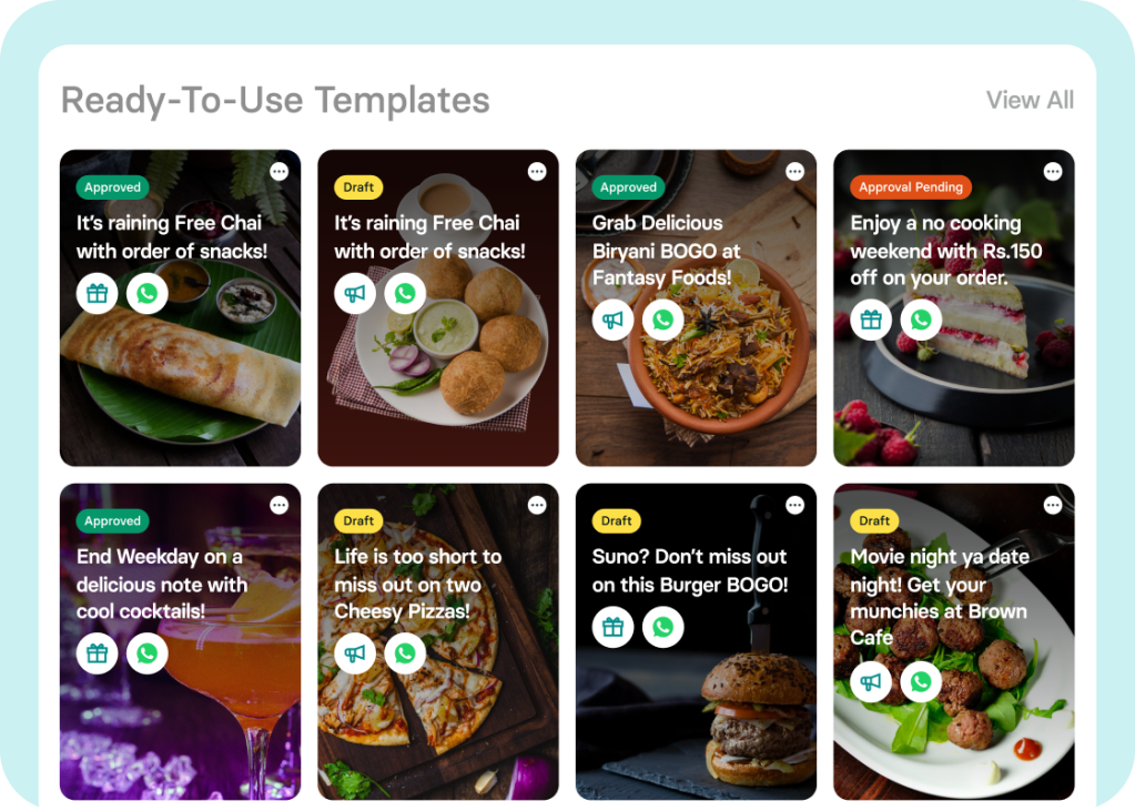 5000 ready to use templates for restaurant marketing