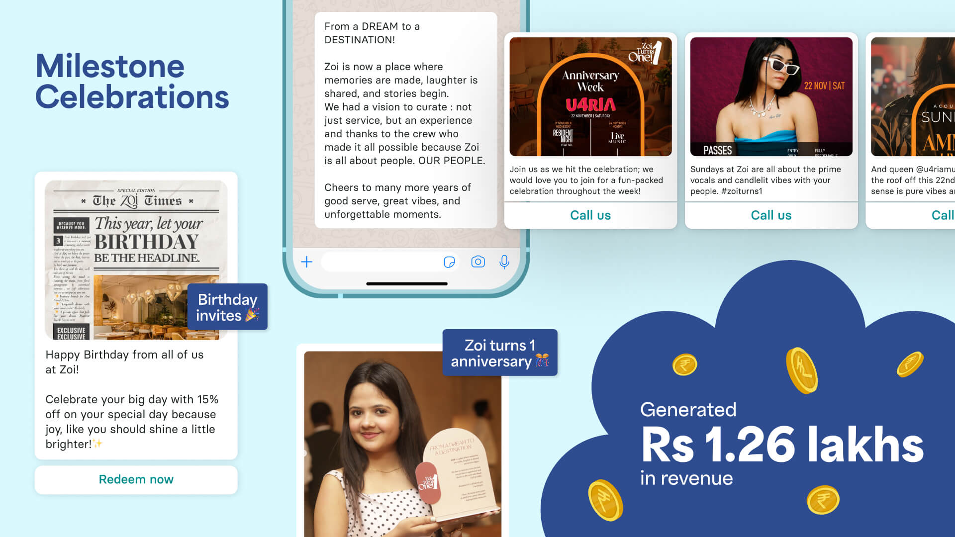restaurant-celebrating- milestones-with- customers 